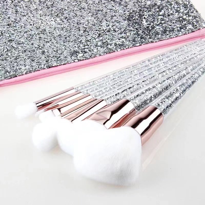 7pcs Glitter luxury brush set