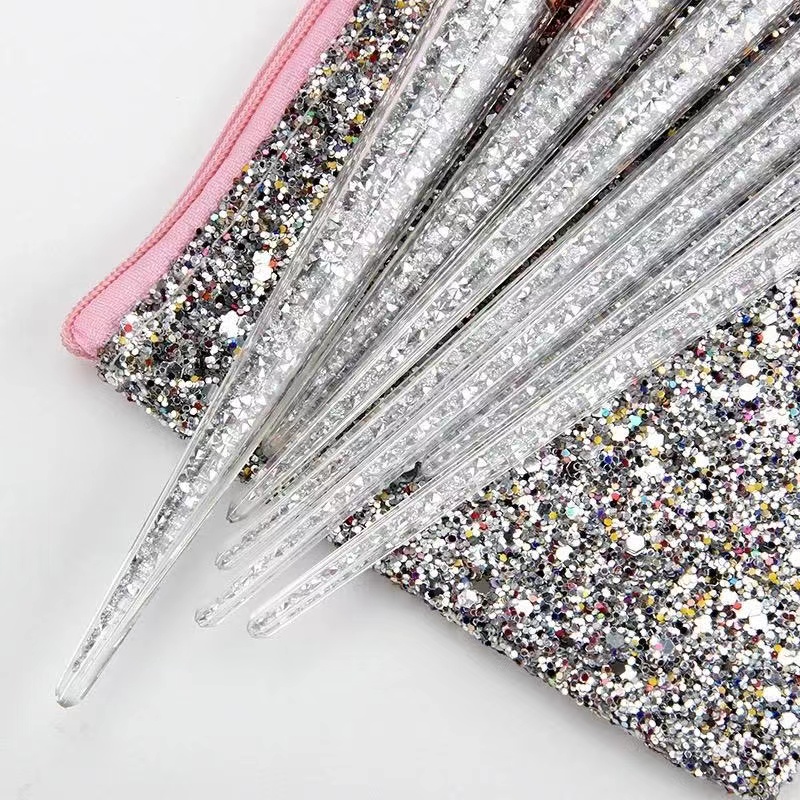 7pcs Glitter luxury brush set