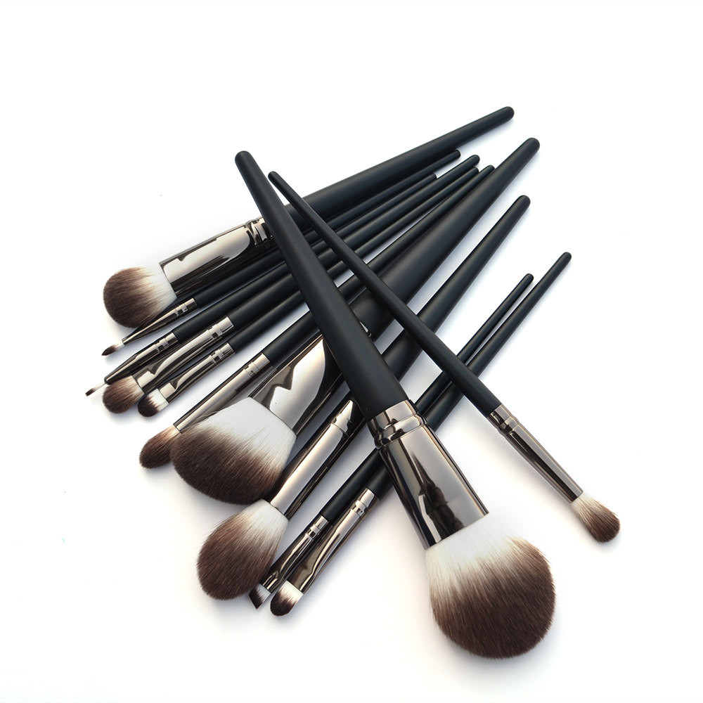 12pc Black brush set OEM