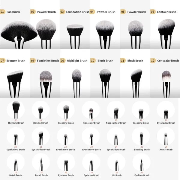 32pc Professional Luxe Makeup brush set