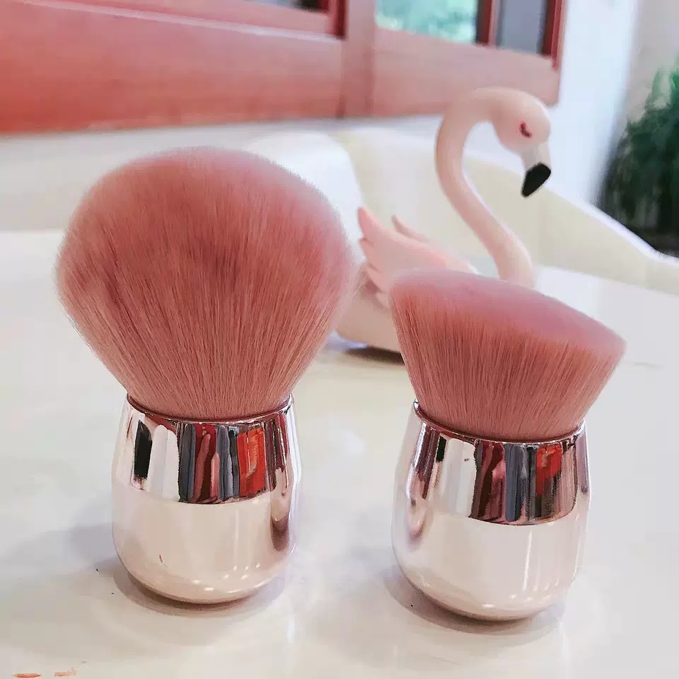 Pink Anged Face Brush