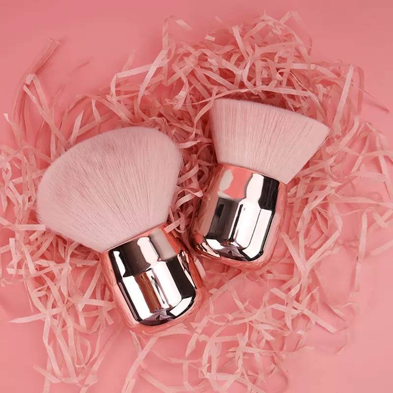 Pink Anged Face Brush