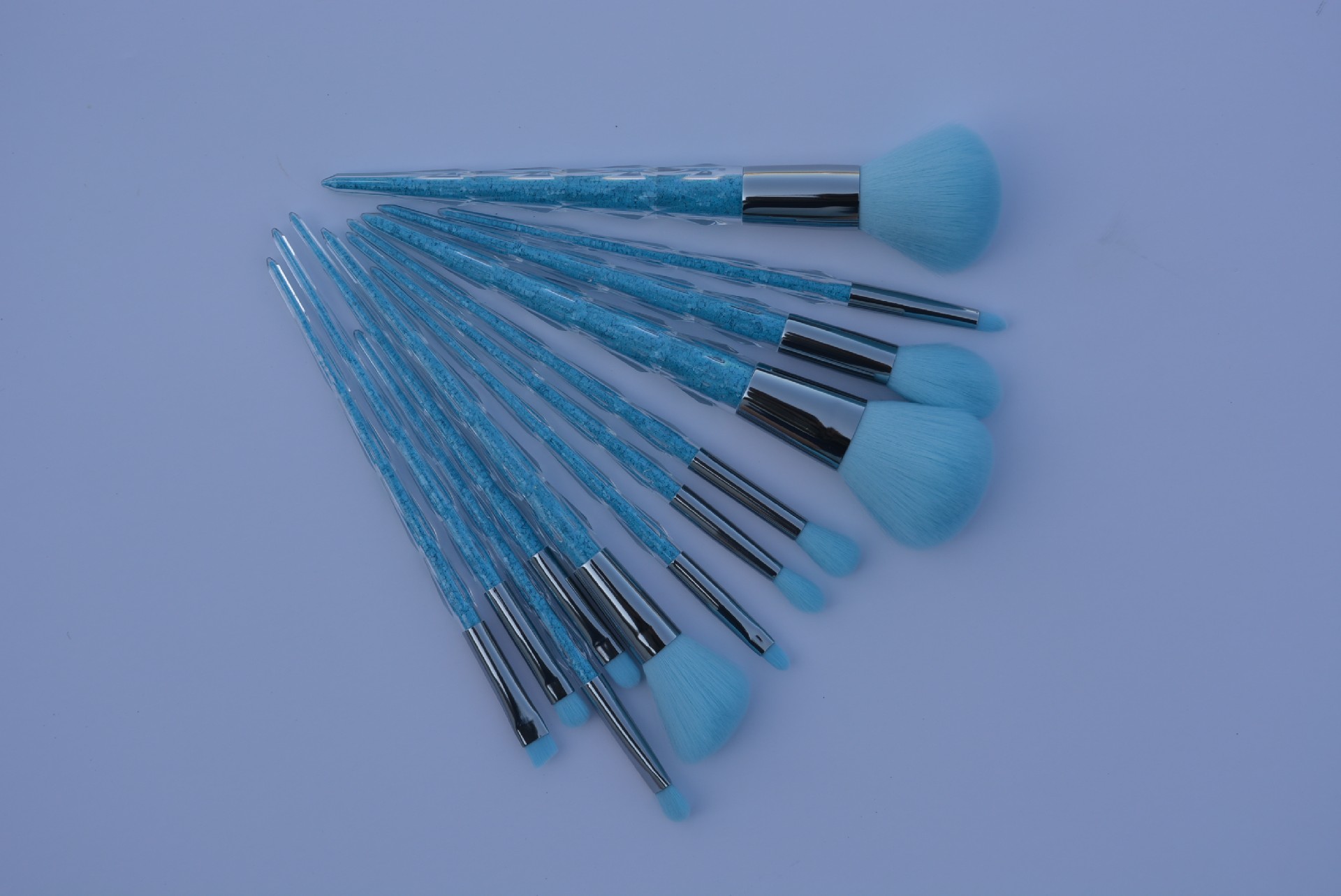 12pc Makeup Brush Set- Redish Pink