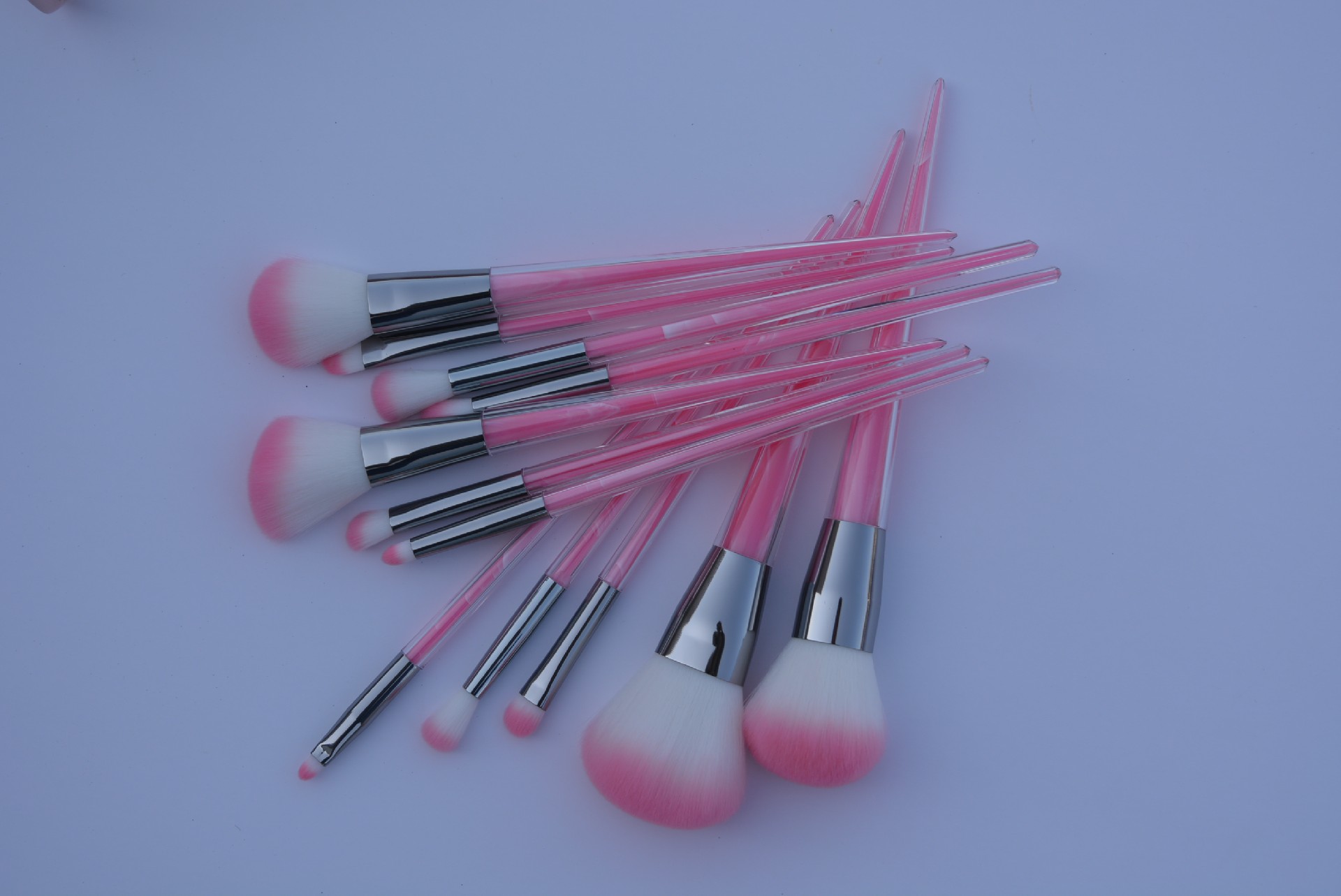 12pc Makeup Brush Set- Hot Pink