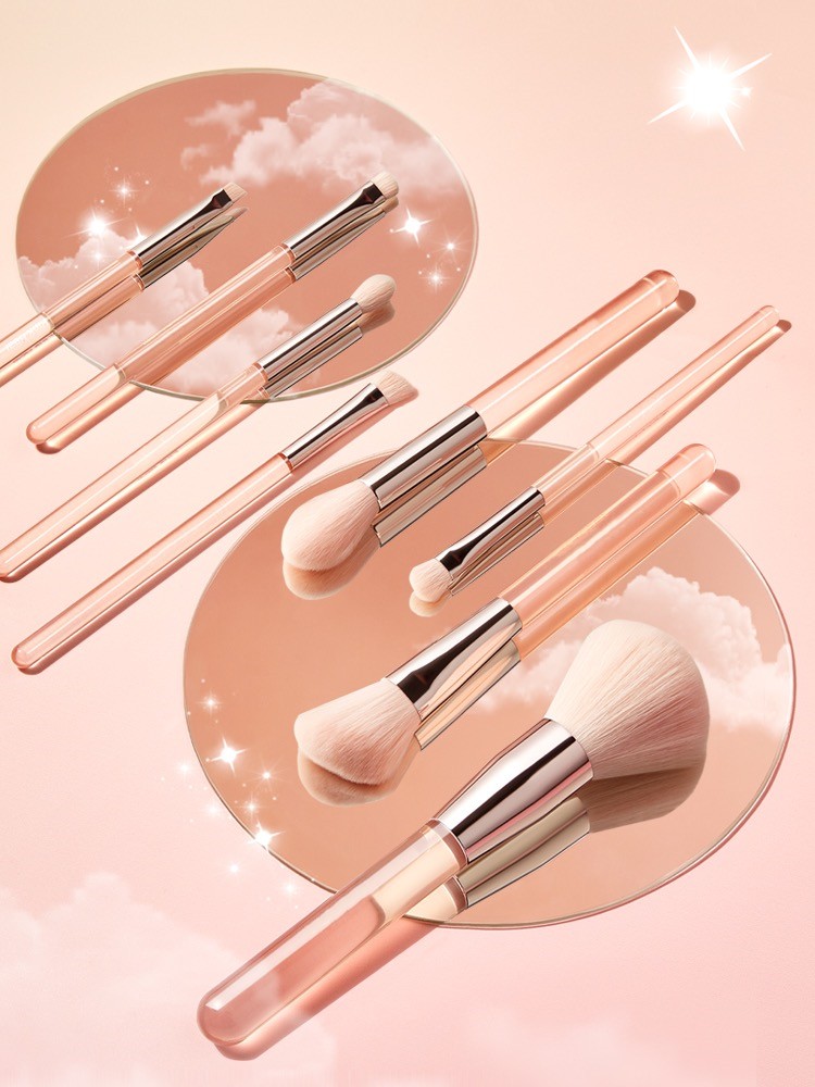 Pink Brushes bag Private label