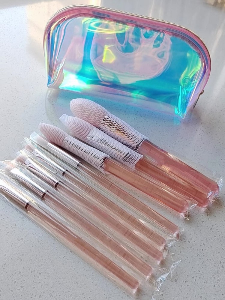 Pink Brushes bag Private label
